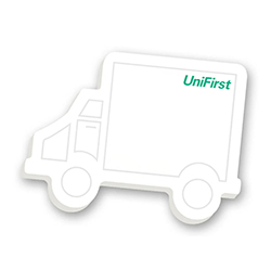 Truck Shaped Souvenir Sticky Note 4 X 3 Die Cut